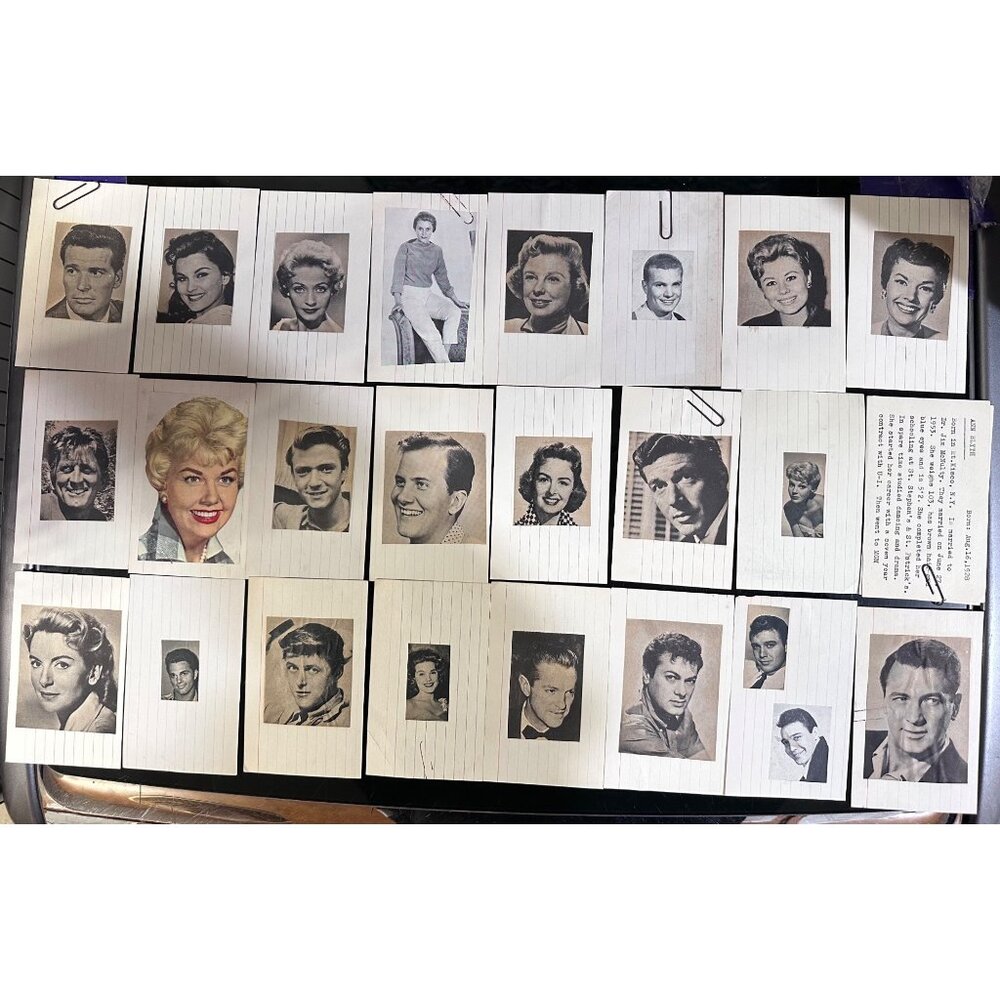 Vintage Hollywood Actors & Actresses Photo Biography Collection 1950s-1960s